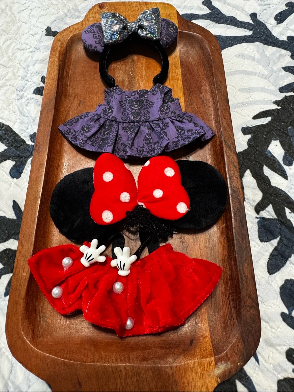 Labubu or Pop Funko Minnie Headband and Dress Set - and Haunted Mansion Set New